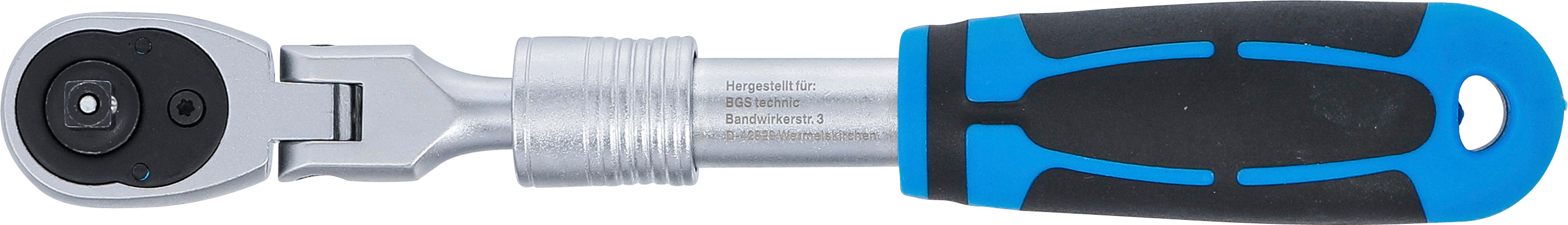 Umschaltknarre, ausziehbar, abwinkelbar | Abtrieb Außenvierkant 6,3 mm (1/4