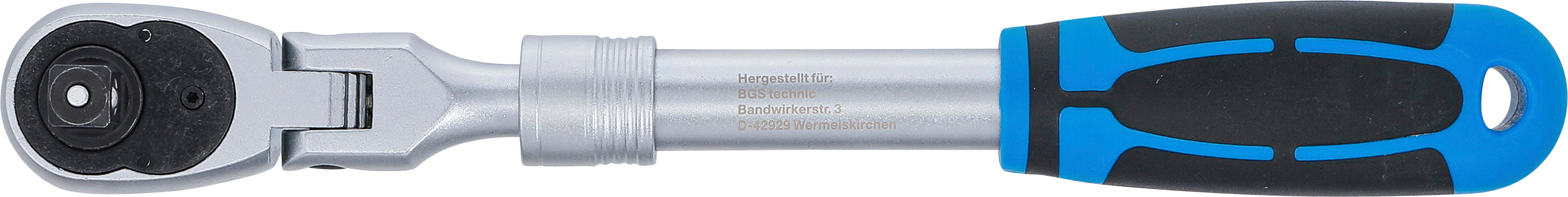 Umschaltknarre, ausziehbar, abwinkelbar | Abtrieb Außenvierkant 12,5 mm (1/2