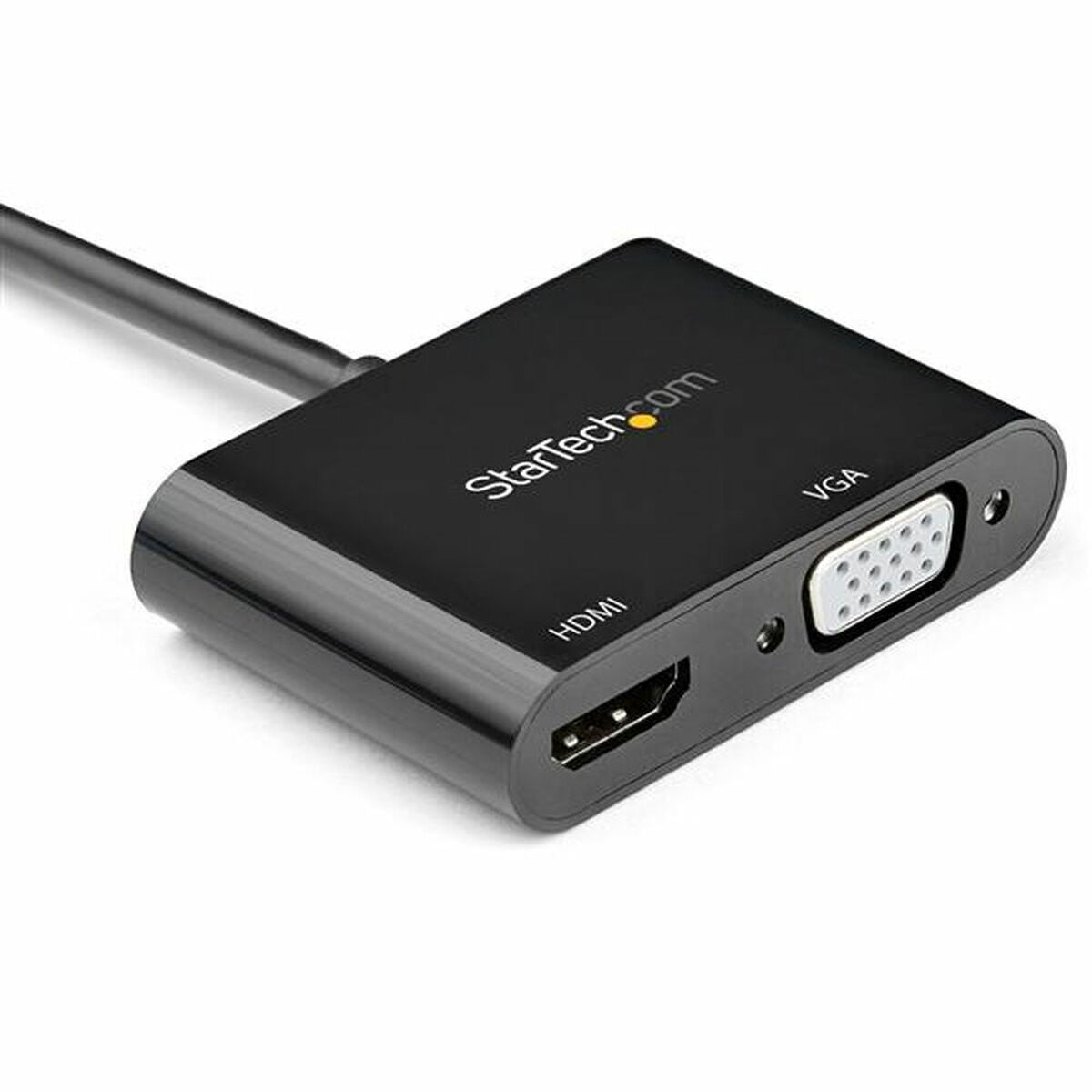 Adapter DisplayPort auf HDMI/VGA Startech DP2VGAHD20           4K Ultra HD Schwarz