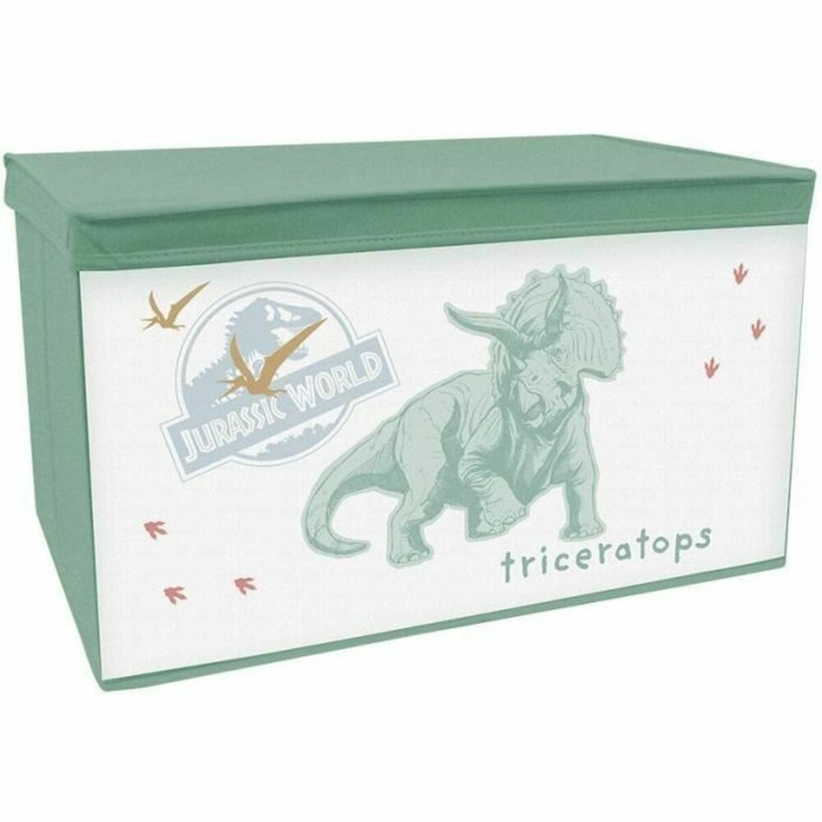 Aufbewahrungsbox Fun House Jurasic World Dinosaur grün 55,5 x 34,5 x 34 cm