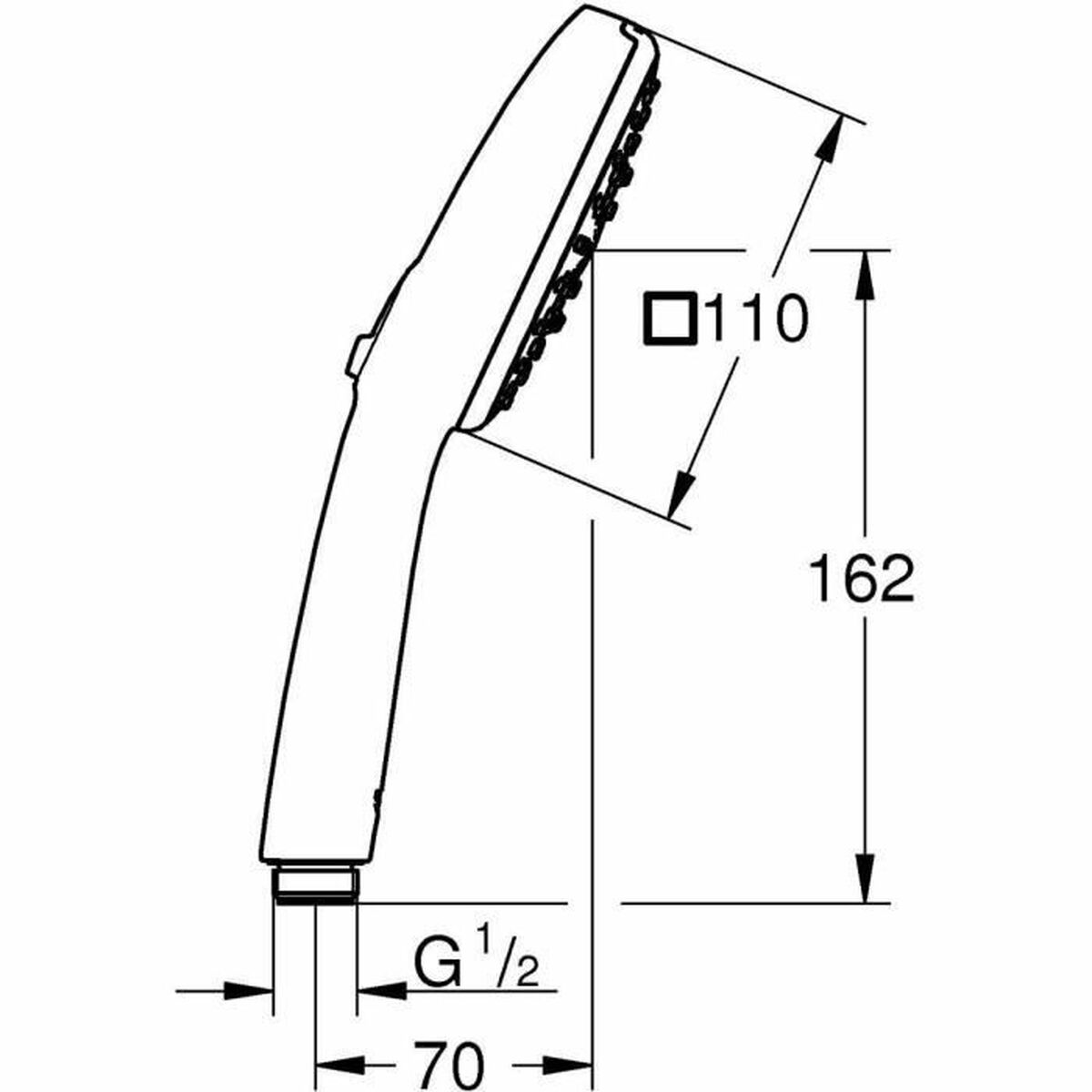 Duschkopf Grohe ABS Kunststoff