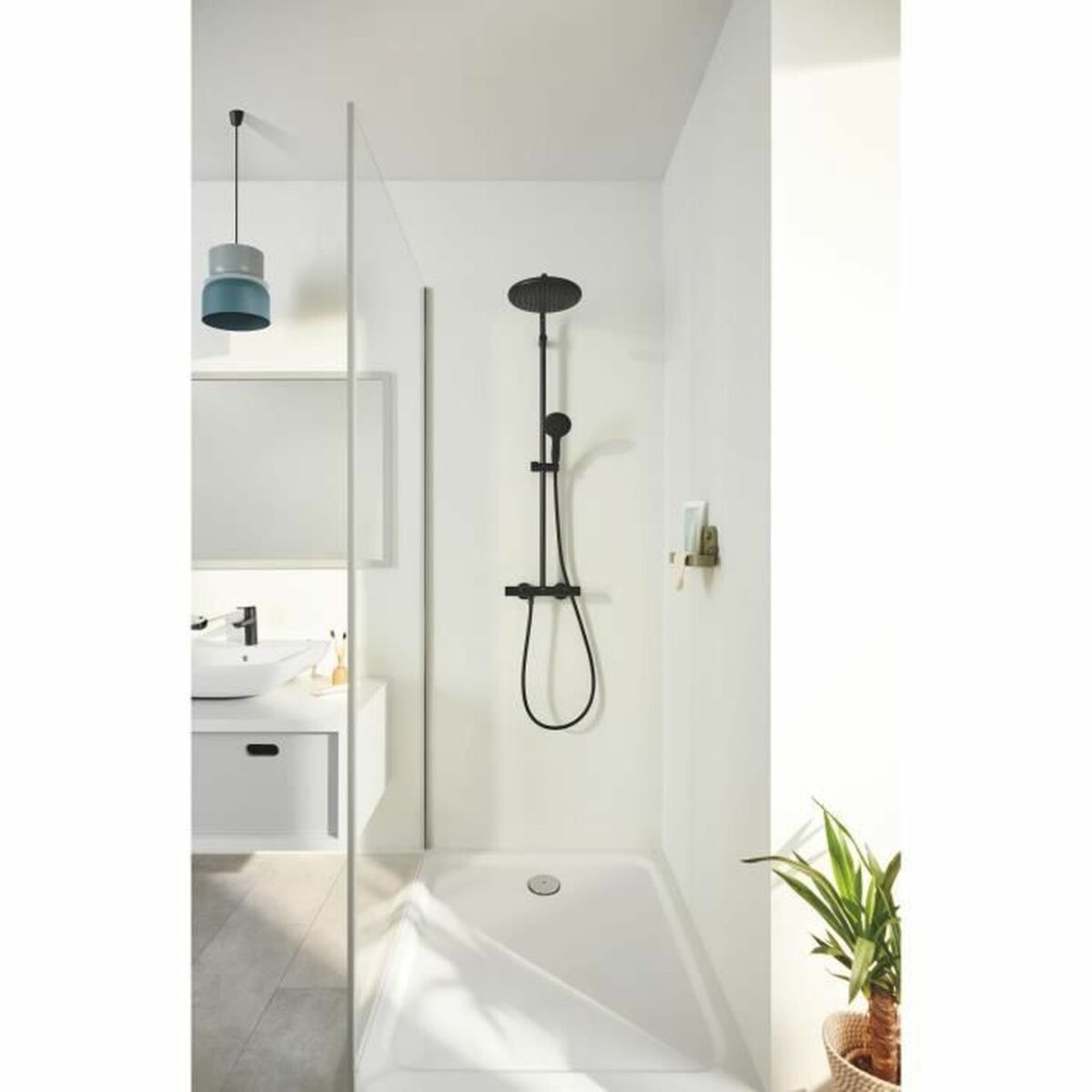 Dusche Säule Grohe Vitalio Start System 250 Silikon