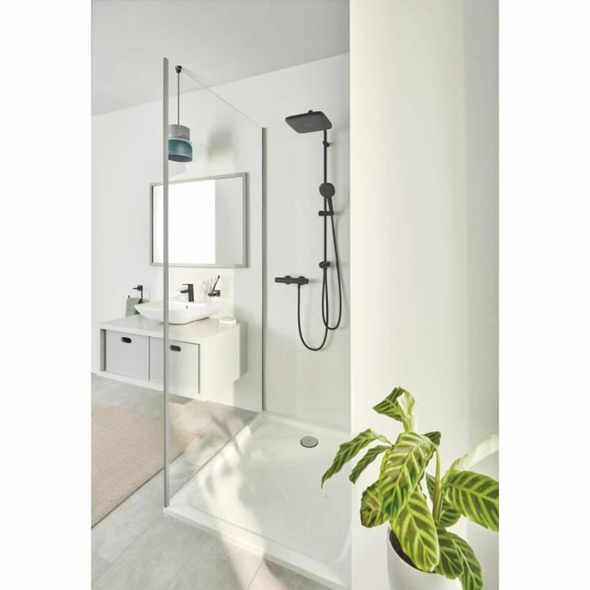 Dusche Säule Grohe Vitalio Comfort 250 Silikon