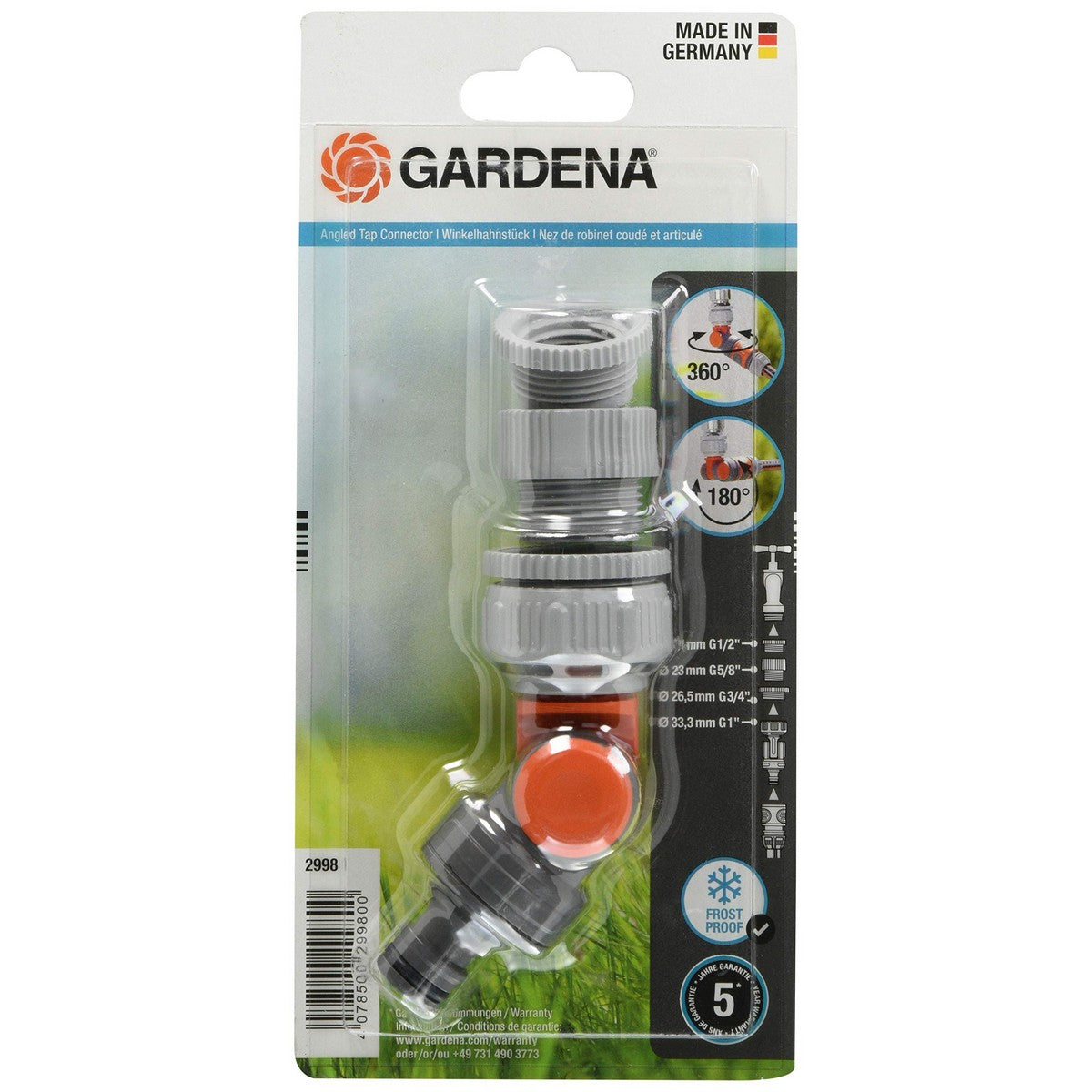 Anschluss Gardena Adapter gelenkig schnell