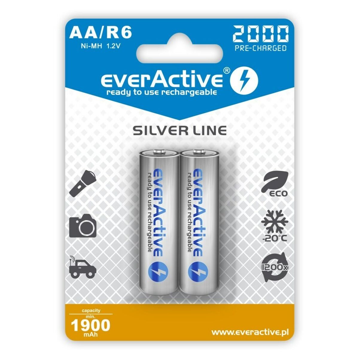 Akkus EverActive EVHRL6-2000 2000 mAh 1,2 V