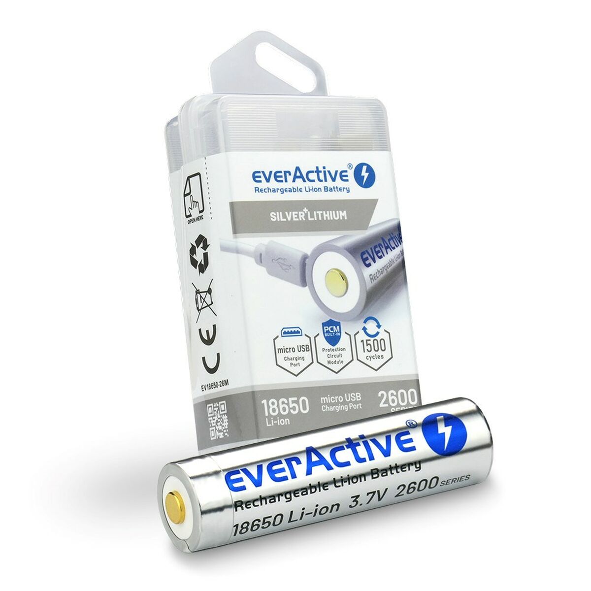 Akkus EverActive EV18650-26M 3,7 V