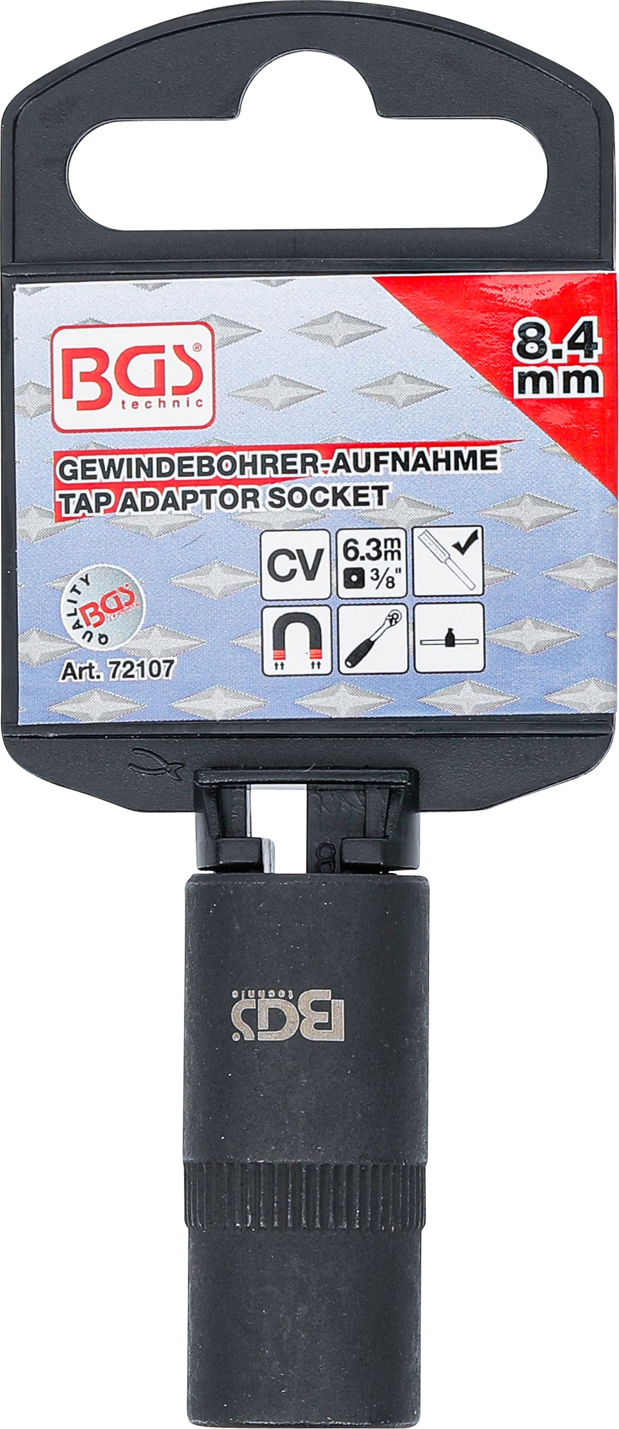 Gewindebohrer-Aufnahme-Steckschlüssel-Einsatz | 10 mm (3/8