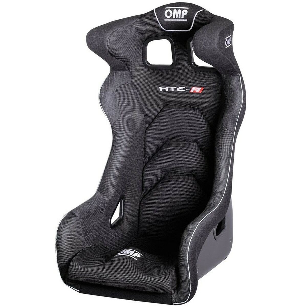 Rennsport-Sitz OMP HTE FIA 8855-1999 Vorderseite Schwarz