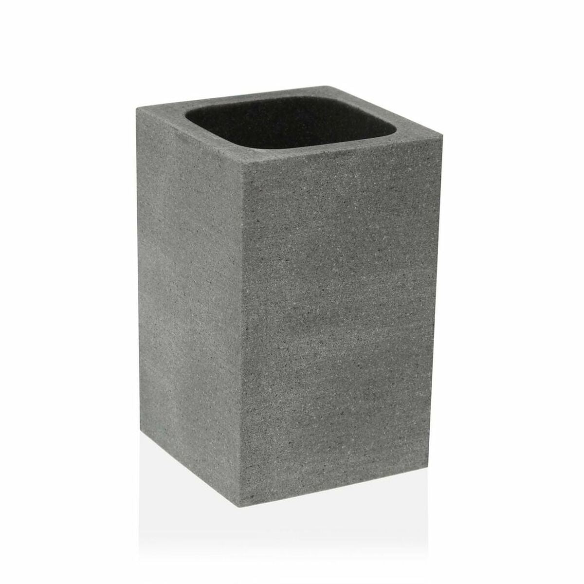 Zahnbürstenhalter Versa Slate Harz (7,2 x 11,2 x 7,2 cm)