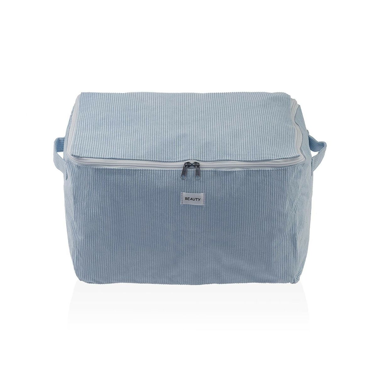 Aufbewahrungsbox Versa Corduroy 38 x 26 x 26 cm Blau