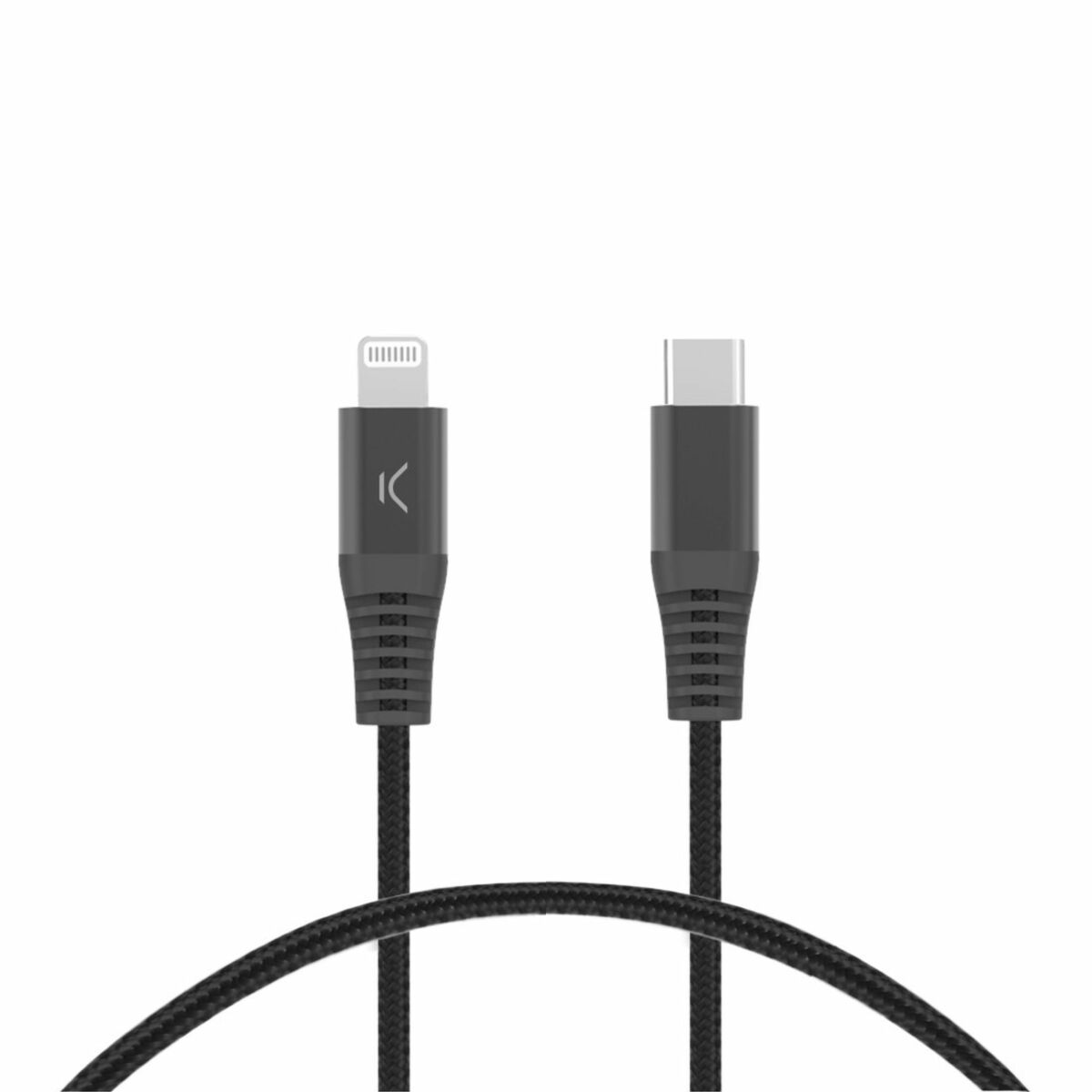 USB-C auf Lightning Verbindungskabel KSIX Schwarz