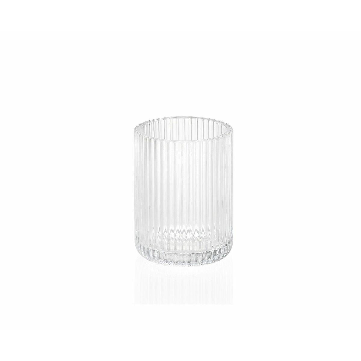 Zahnbürstenhalter Alexandra House Living Durchsichtig Glas 7 x 9 x 7 cm