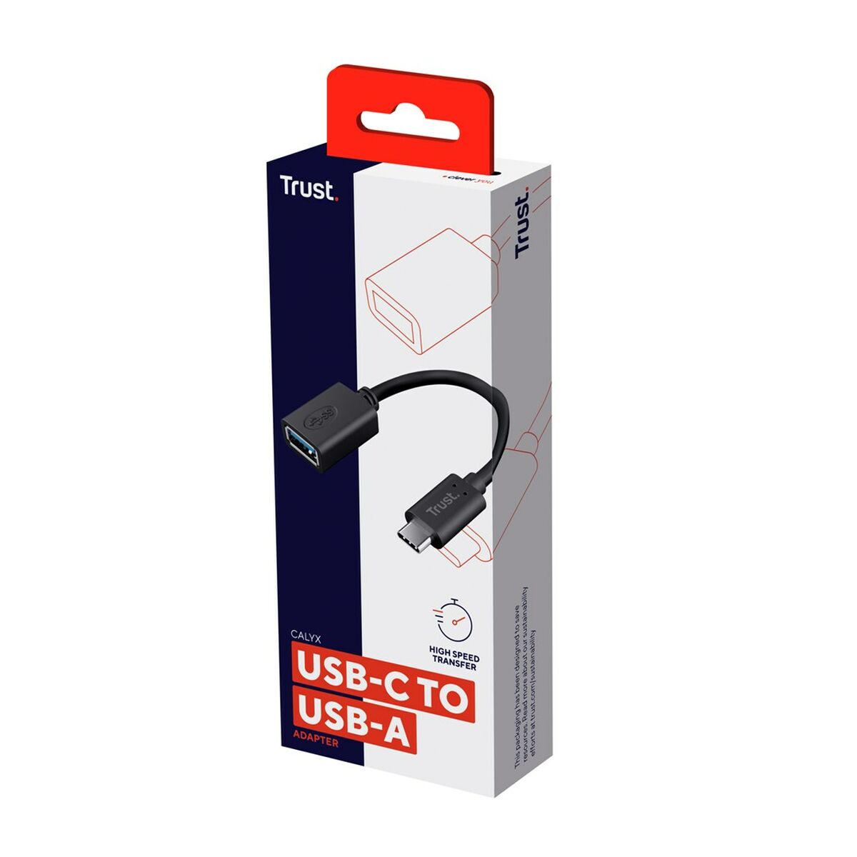 Adapter USB und USB-C Trust 20967 Schwarz