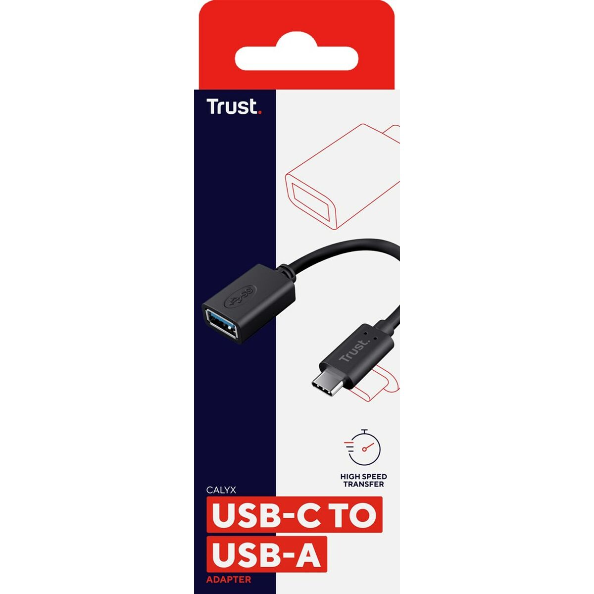 Adapter USB und USB-C Trust 20967 Schwarz