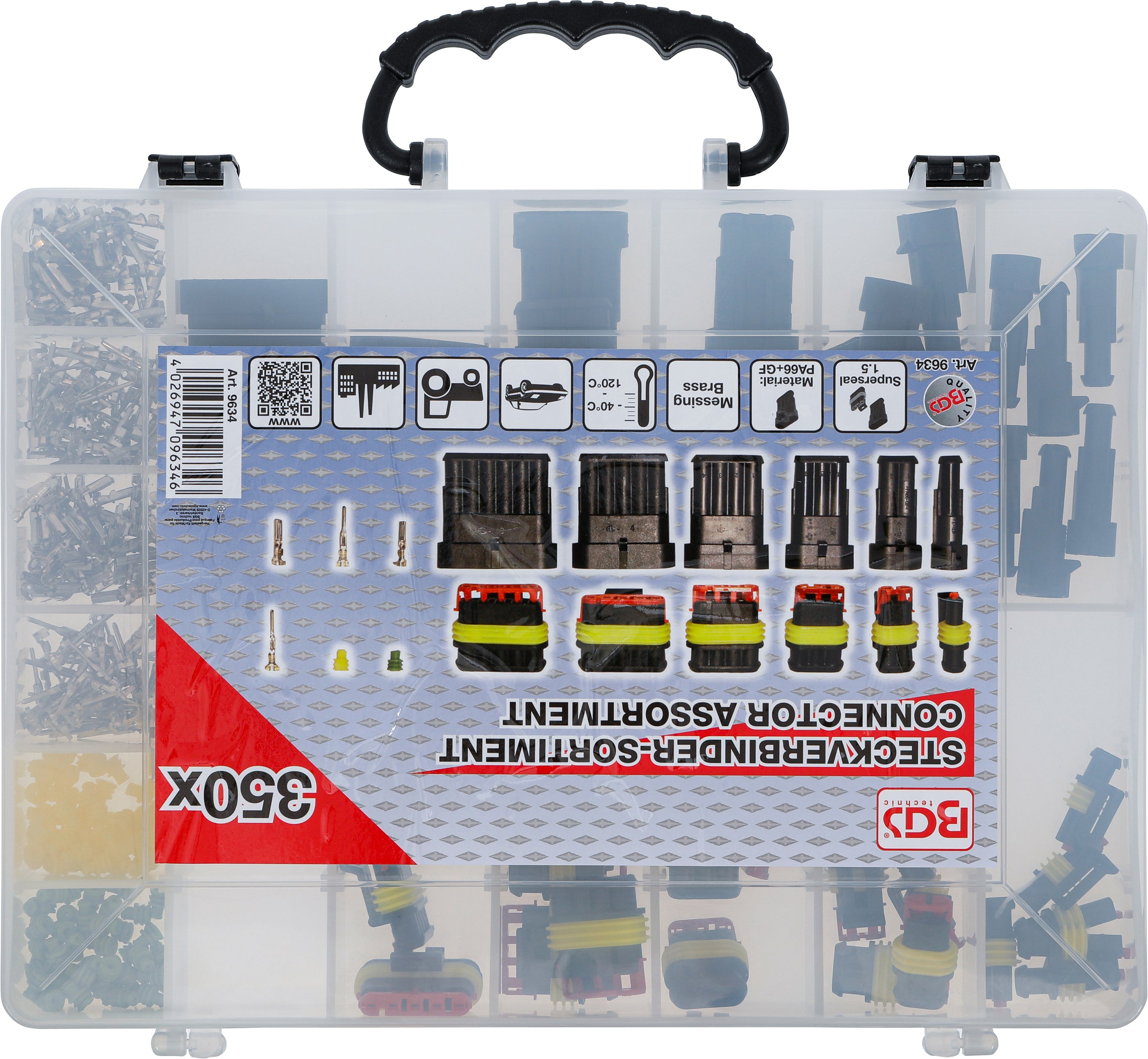 Steckverbinder-Sortiment | 350-tlg.