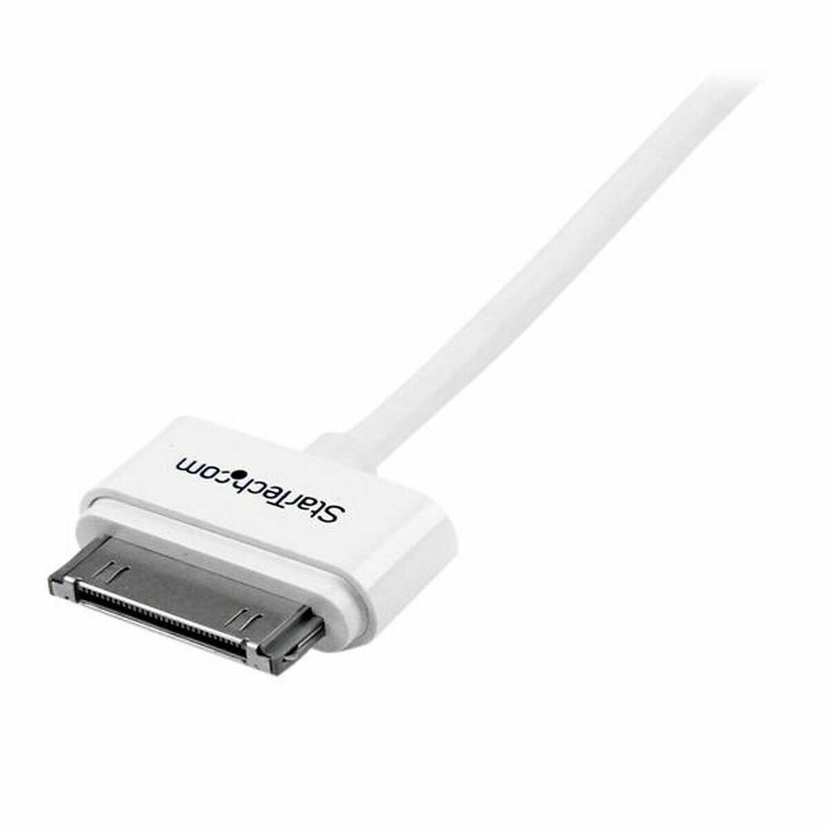 30-Pin USB-Kabel für Samsung Tablet Startech USB2ADC 1 m Weiß