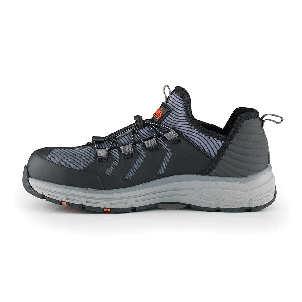 Damen Sicherheits-Sportschuh „Argon“; schwarz Größe 41 (7) - Scruffs