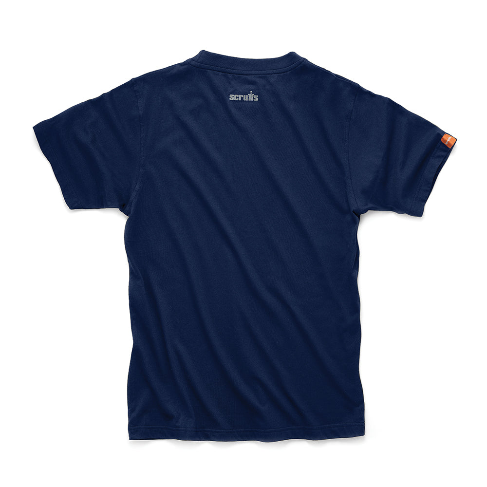 T-Shirt „Eco Worker“; marineblau Größe XXXL - Scruffs