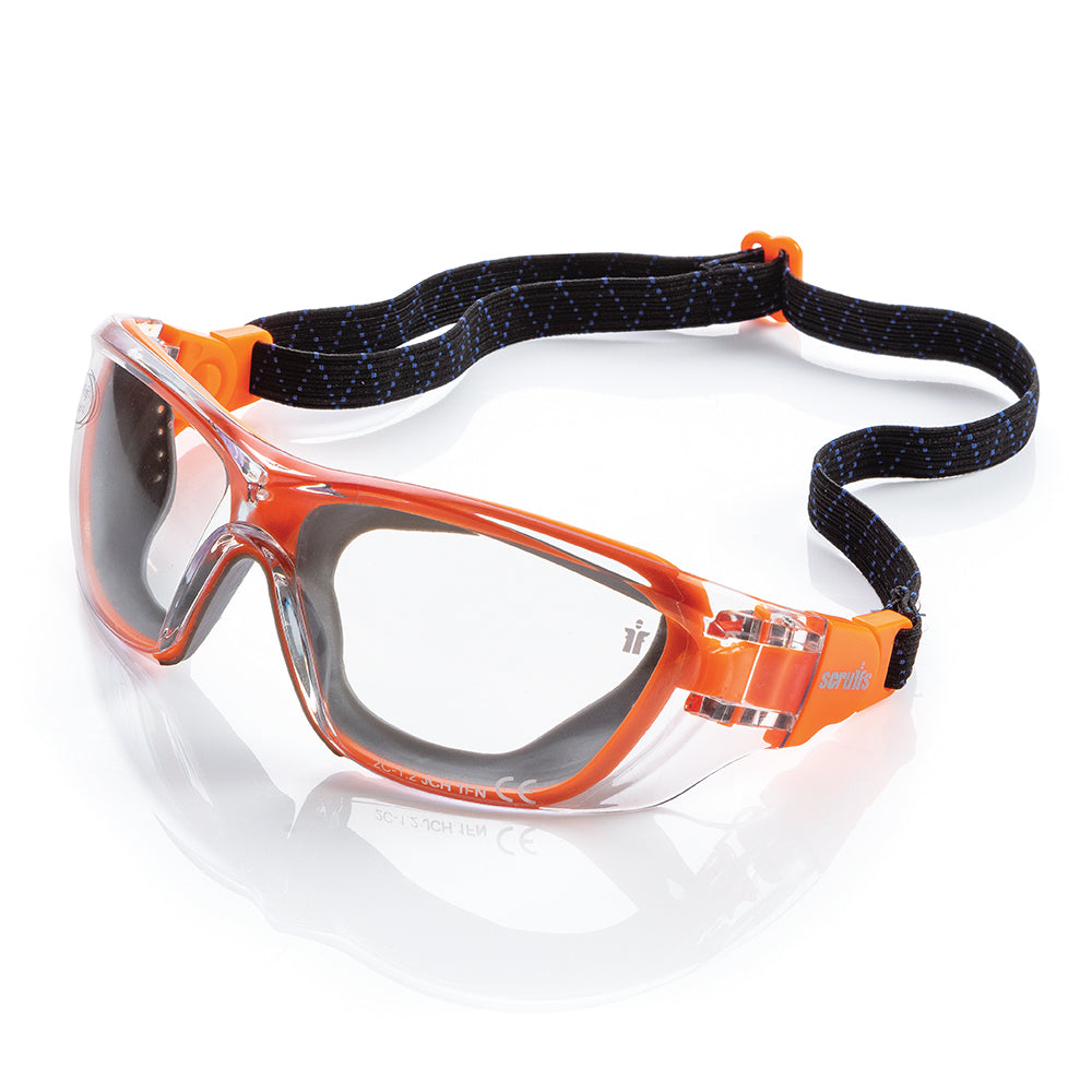 'Antibeschlag-Schutzbrille „Falcon“ Orange - Scruffs