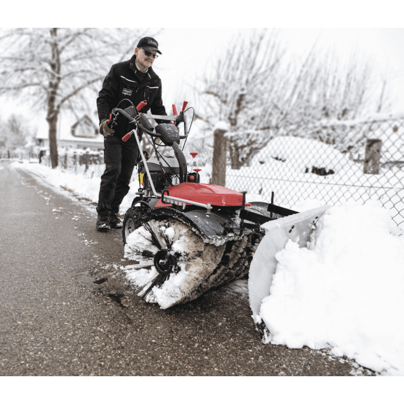 Kehrmaschine SC2200PE-scheppach-inkl. Sammelbehälter 70l und Schneeschild