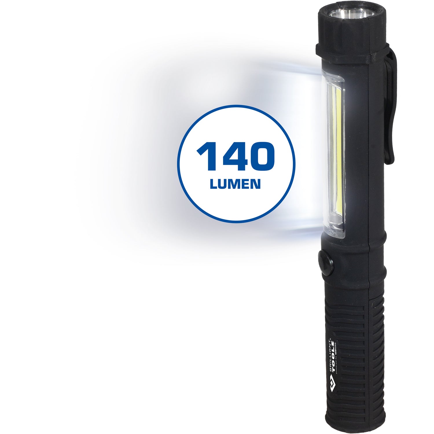 2 in 1 COB-Taschenlampe mit 140 Lumen