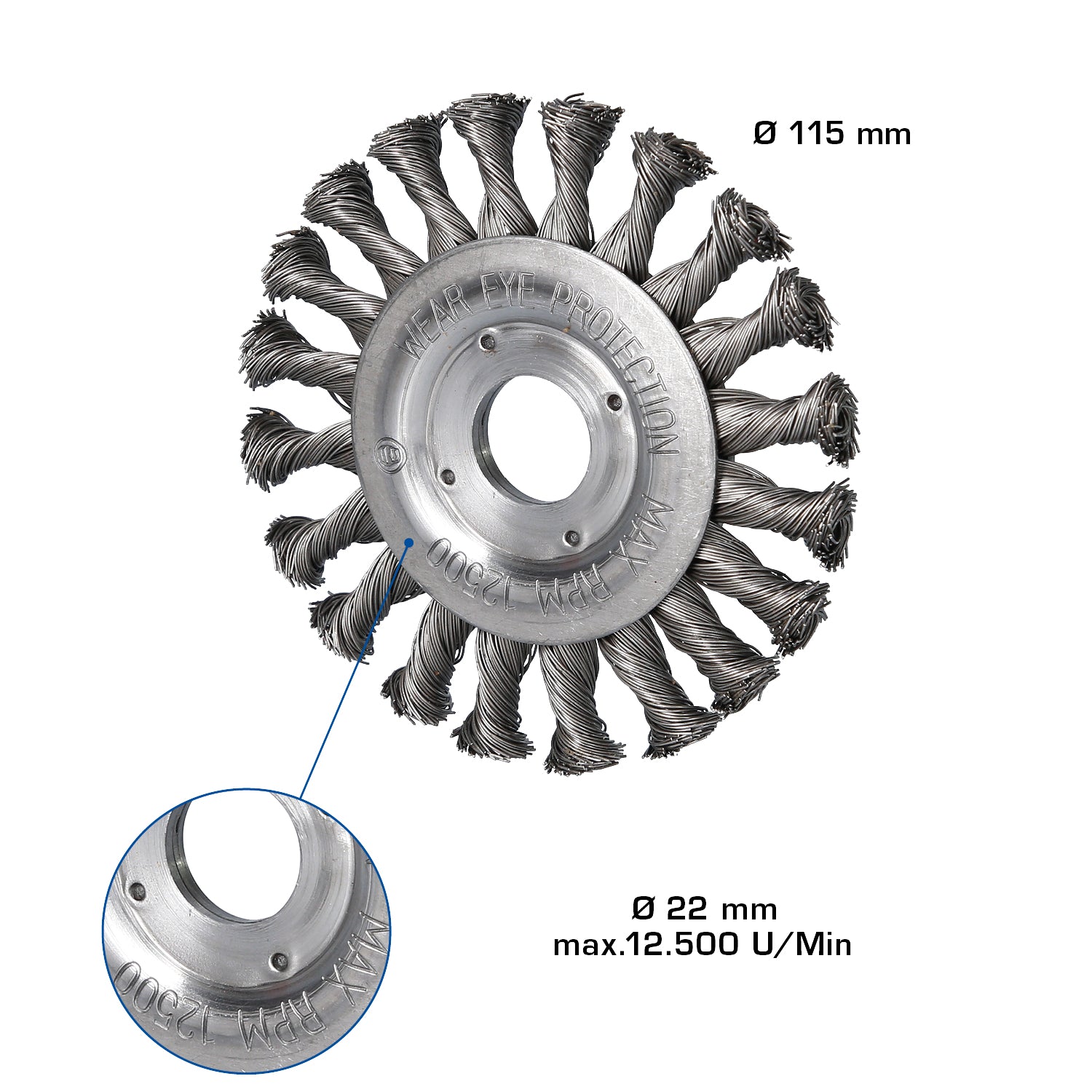 Scheibenbürste, Ø 115 mm