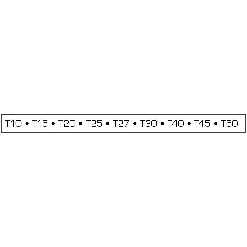 Winkelstiftschlüssel-Satz, 9-tlg, Torx®-Profil, kurz