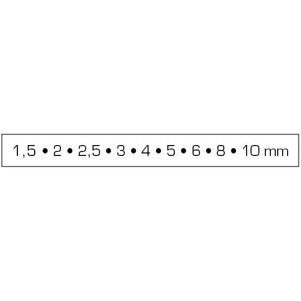 Winkelstiftschlüssel-Satz, 9-tlg, Innensechskant-Profil, kurz