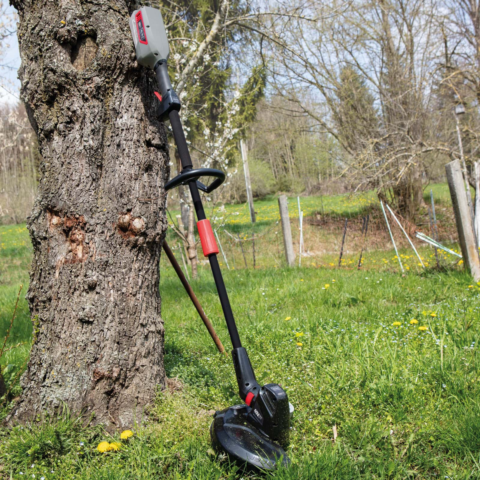 Akku Rasentrimmer BCH3300-40Li Scheppach-Ø33cm Fadenspule | Auto-Vorschub | ohne Akku & Ladegerät