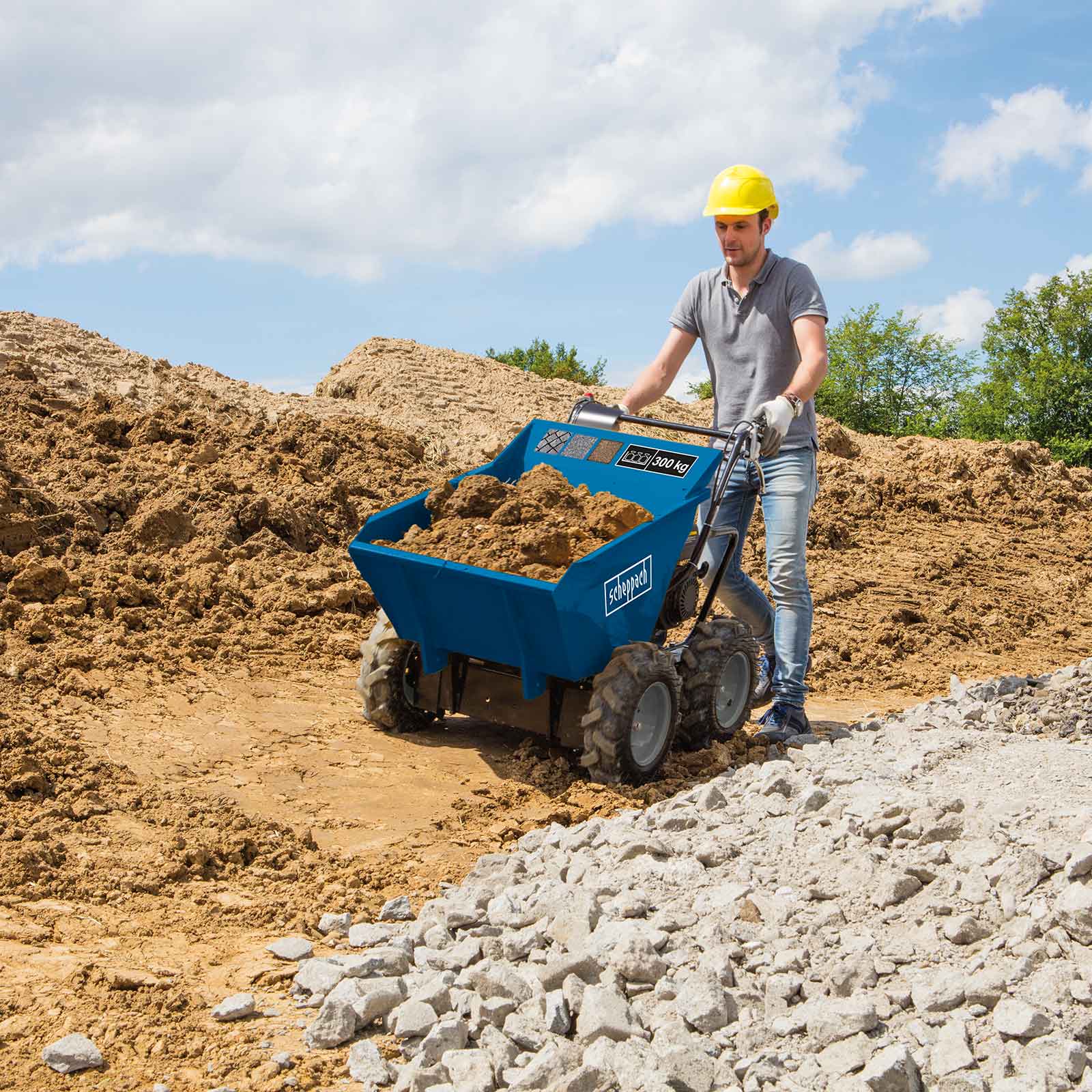 Dumper DP3000 Scheppach-5.6 PS | 300kg