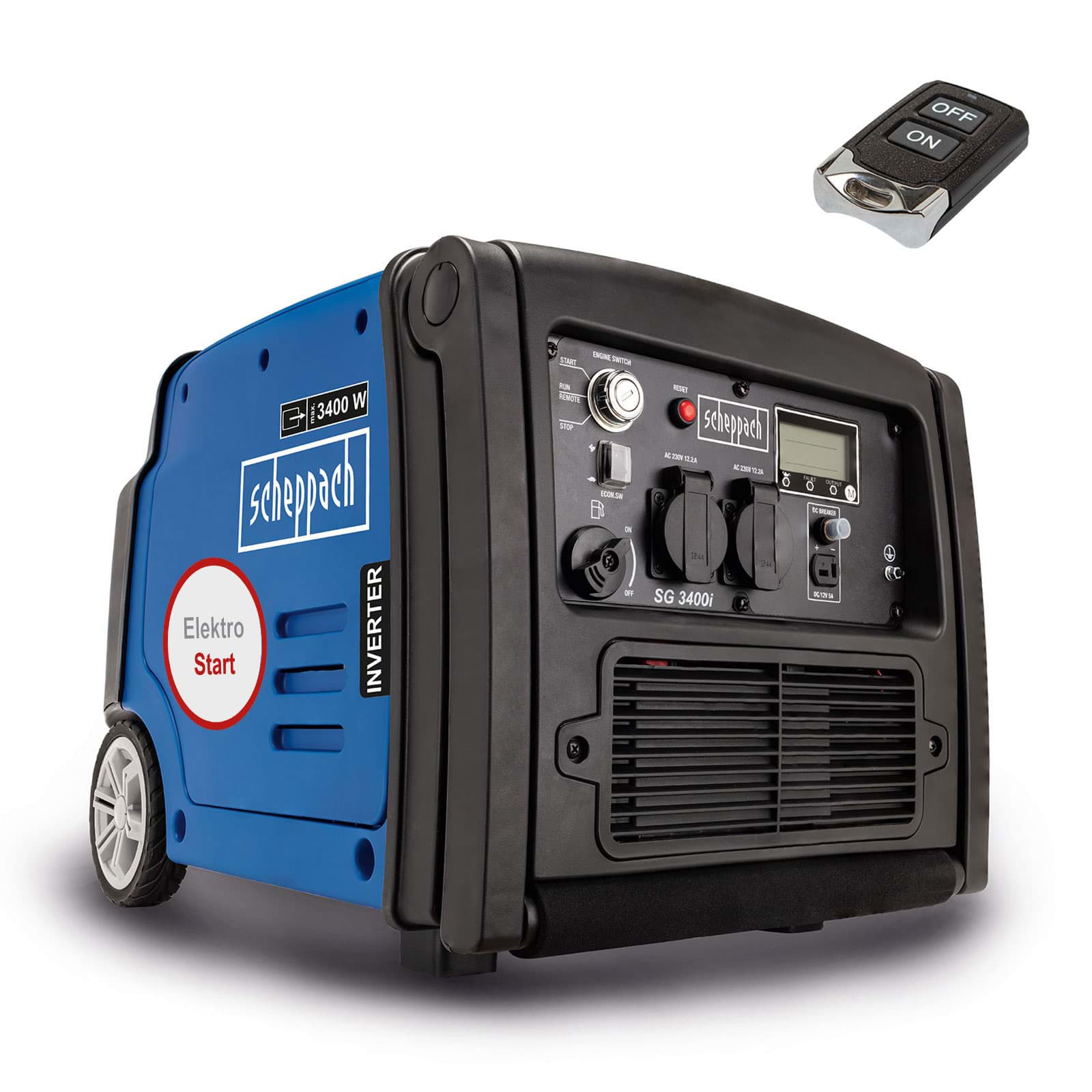 Inverter SG3400i Scheppach-5.1PS | 3400W | Inverter | 7,4L Tank | 61dB