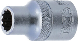 BGS 10630 Steckschlüssel-Einsatz Zwölfkant | Antrieb Innenvierkant 12,5 mm (1/2") | SW 10 mm