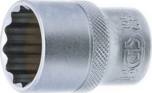 BGS 10641 Steckschlüssel-Einsatz Zwölfkant | Antrieb Innenvierkant 12,5 mm (1/2") | SW 21 mm