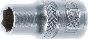 BGS 10653 Steckschlüssel-Einsatz Sechskant | Antrieb Innenvierkant 6,3 mm (1/4") | SW 1/4"