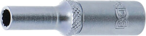 BGS 10704 Steckschlüssel-Einsatz Zwölfkant, tief | Antrieb Innenvierkant 6,3 mm (1/4") | SW 5 mm