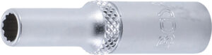 BGS 10705 Steckschlüssel-Einsatz Zwölfkant, tief | Antrieb Innenvierkant 6,3 mm (1/4") | SW 5,5 mm