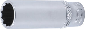 BGS 10712 Steckschlüssel-Einsatz Zwölfkant, tief | Antrieb Innenvierkant 6,3 mm (1/4") | SW 12 mm