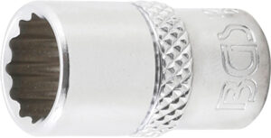 BGS 10877 Steckschlüssel-Einsatz Zwölfkant | Antrieb Innenvierkant 6,3 mm (1/4") | SW 3/8"