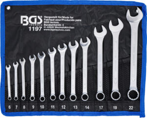 BGS 1197 Maul-Ringschlüssel-Satz | SW 6 - 22 mm | 12-tlg.