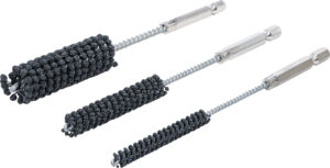 BGS 1272 Honwerkzeug-Satz | flexibel | 6,3 mm (1/4") Schaft | Körnung 60/80 | 8 - 12 - 20 mm | 3-tlg.