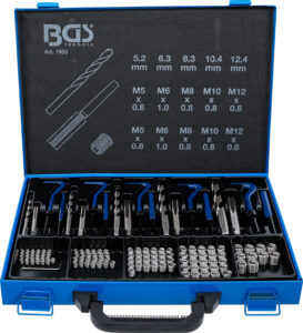 BGS 1950 Gewinde-Reparatursatz | M5 - M12 | 130-tlg.