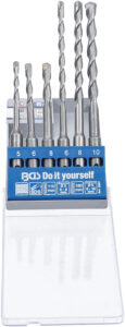 BGS 2007 Hammer-Bohrer-Satz | SDS-Schaft, Hartmetallspitze | 5 - 10 mm | 6-tlg.
