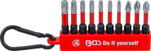 BGS 20818 Torsions-Bit-Satz | Antrieb Außensechskant 6,3 mm (1/4") | 50 mm | 10-tlg.