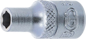 BGS 2339 Steckschlüssel-Einsatz Super Lock | Antrieb Innenvierkant 6,3 mm (1/4") | SW 4,5 mm
