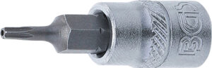 BGS 2356 Bit-Einsatz | Antrieb Innenvierkant 6,3 mm (1/4") | T-Profil (für Torx) mit Bohrung T8