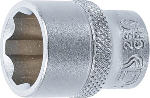 BGS 2375 Steckschlüssel-Einsatz Super Lock | Antrieb Innenvierkant 10 mm (3/8") | SW 15 mm