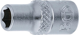 BGS 2478 Steckschlüssel-Einsatz Sechskant | Antrieb Innenvierkant 6,3 mm (1/4") | SW 6 mm