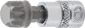 BGS 2507 Bit-Einsatz | Antrieb Innenvierkant 6,3 mm (1/4") | Innenvielzahn (für XZN) M12