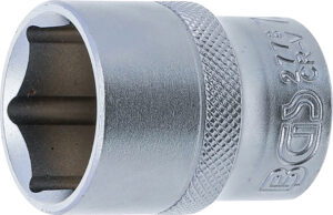 BGS 2778 Steckschlüssel-Einsatz Sechskant | Antrieb Innenvierkant 12,5 mm (1/2") | SW 7/8"