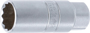 BGS 2793 Zündkerzen-Einsatz Zwölfkant | Antrieb Innenvierkant 10 mm (3/8") | SW 18 mm